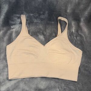 Beige Crop Top